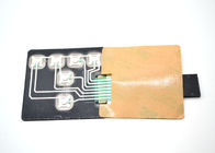 Erkek Bağlayıcı Kablo ile Kabartmalı Dokunsal Metal Dome Membrane Switch Klavye